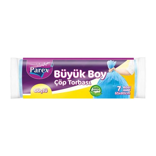 Parex Güçlü Çöp Torbası Büyük Boy 10 Adet