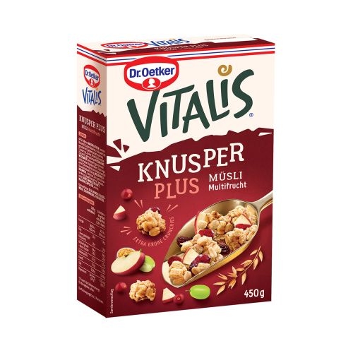 Dr. Oetker Vitalis Knusper Plus Multi Meyveli 450 Gr