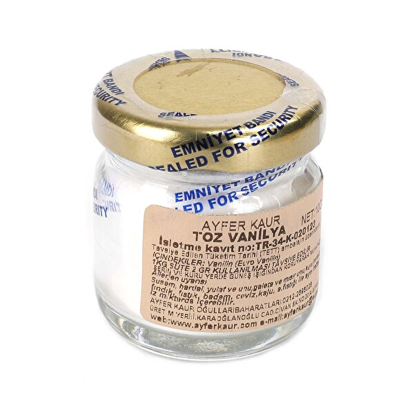 Saf Toz Vanilya 1 Kg