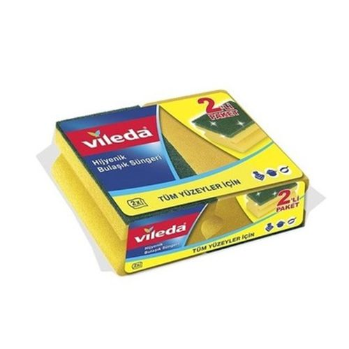 Vileda Düz Yeşil Sünger 2 Adet