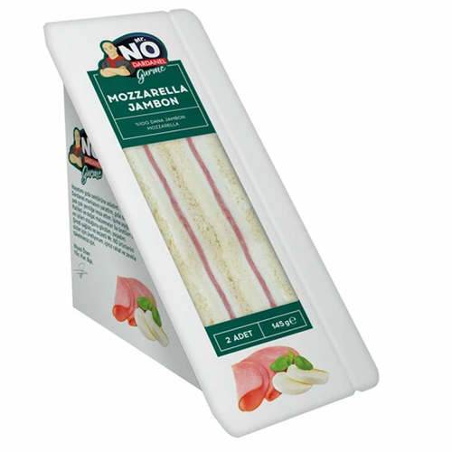 Mr. No Gurme Mozzarella Jambon Üçgen Sandviç 145 Gr