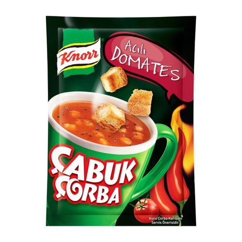 Knorr Çabuk Çorba Acılı Domates 22 Gr