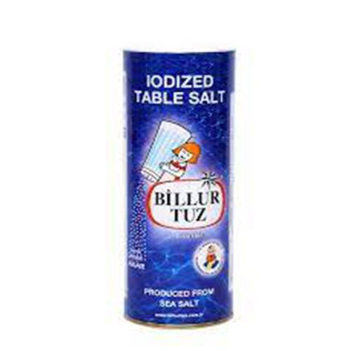 Billur İyotlu Karton Tuzluklu Tuz 500 Gr
