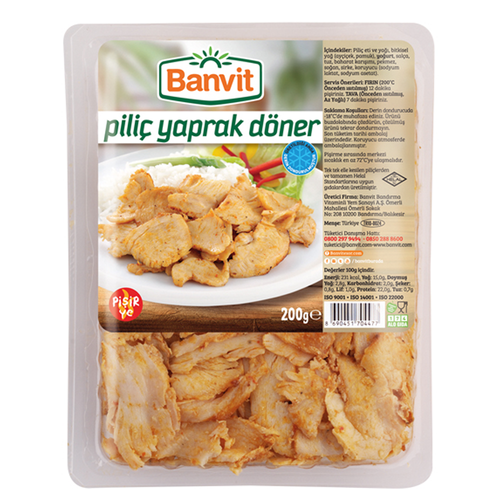 Banvit Piliç Pişmiş Döner 200 Gr