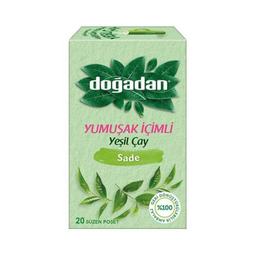Doğadan Yeşil Çay Yumuşak İçimli 20'li 22 Gr