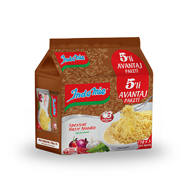 Indomie Special Noodle 5'li Paket 375 Gr