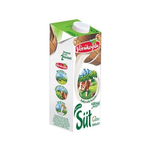 Yörükoğlu Yarım Yağlı UHT Süt 1 Lt