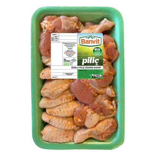 Banvit Soslu Piliç Izgara Kanat-But 1 Kg