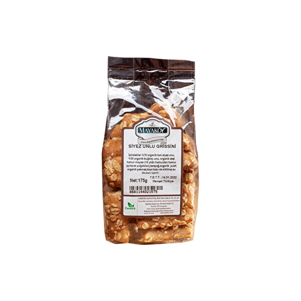 Mayaköy Antik Siyez Organik Grissini 175 Gr