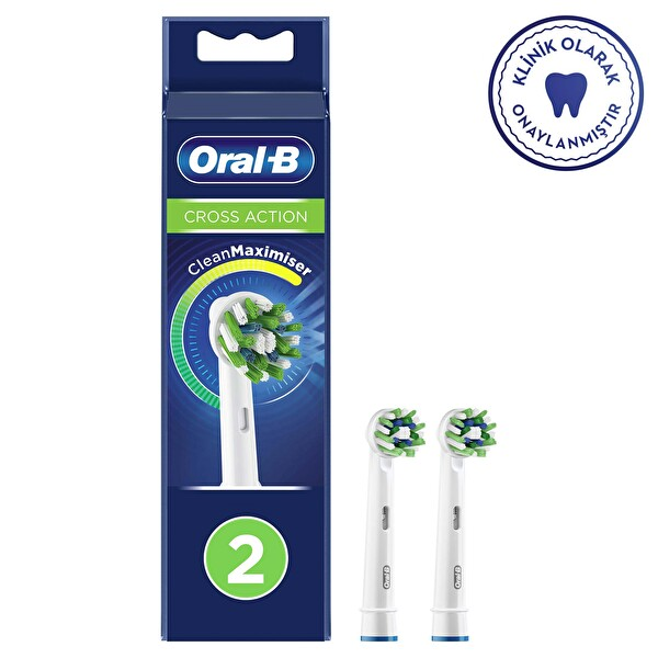 Oral-B Yedek Başlık Cross Action Xfilament 2 Adet