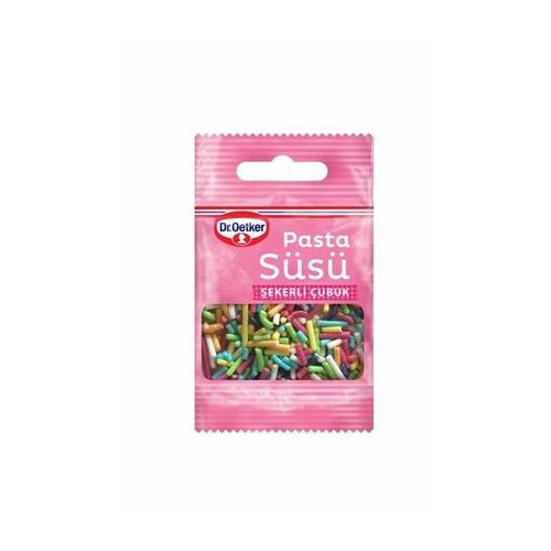 Dr. Oetker Dekor Pasta Süsü Şekerli Çubuk 10 Adet