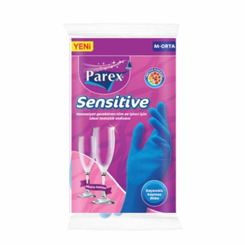 Parex Sensitive Kokulu Bulaşık Eldiveni Medium 1 Adet