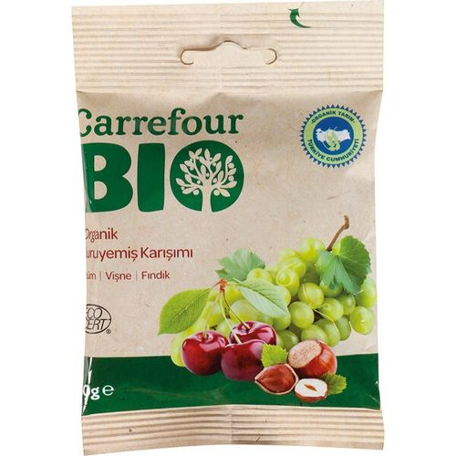 Carrefour Bio Üzüm İç Fındık Vişne 40 Gr