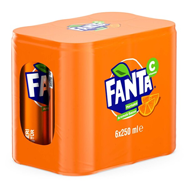Fanta Portakal 6x250 Ml