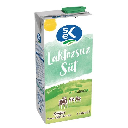 Sek Laktozsuz Süt 1 Lt