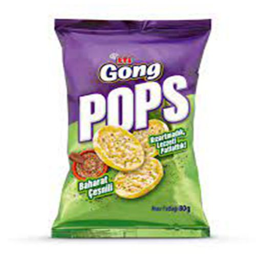 Eti Gong Pops Baharat Çeşnili Mısır Patlağı 80 Gr