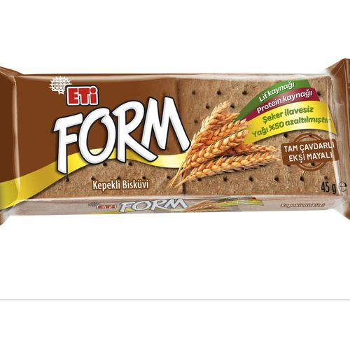 Eti Form Tam Çavdarlı Ekşi Mayalı Kepekli Bisküvi 45 Gr
