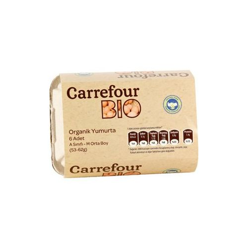 Carrefour Bio Organik Yumurta 6 Adet