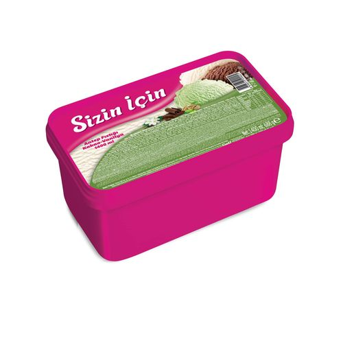 Sizin İçin Antep Fıstığı Kakao Vanilya Dondurma 1.4 Lt