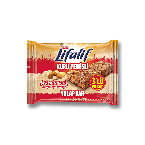 Lifalif Kuruyemişli Bar 3x35 Gr