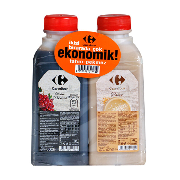 Carrefour Tahin 1.07 Kg + Pekmez 1.07 Kg Set