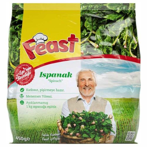Feast Organik Ispanak 450 Gr