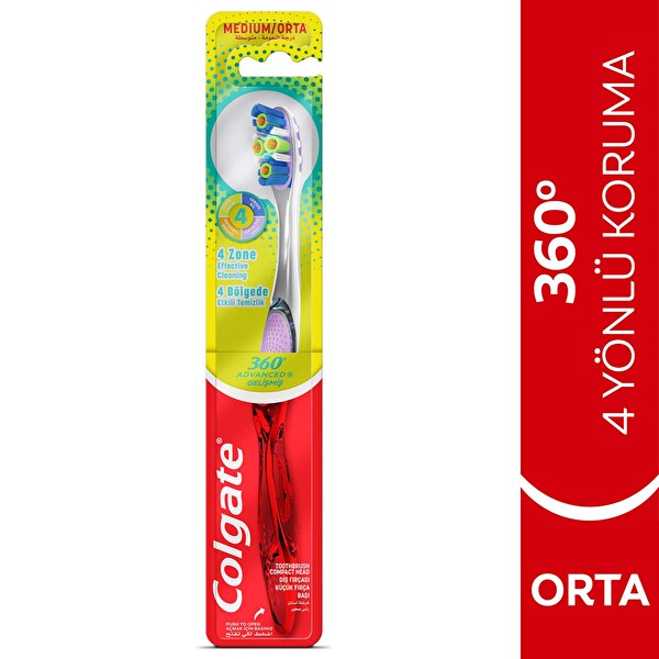 Colgate 360 Gelişmiş Diş Fırçası 1 Adet