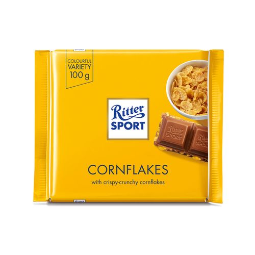Ritter Sport Cornflakes Mısır Gevrekli Sütlü Çikolata 100 Gr