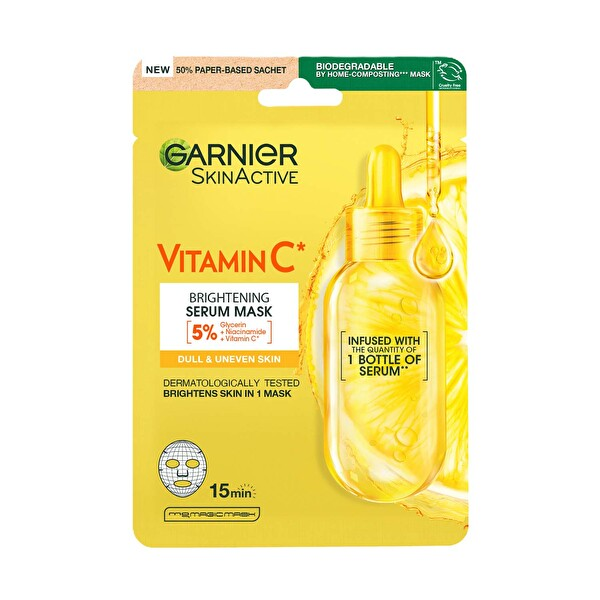 Garnier Vitamin C Serum Kağıt Maske 1 Adet