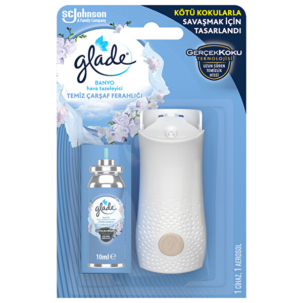 Glade Banyo Hava Temizleyici Çarşaf Ferahlığı 700 Ml