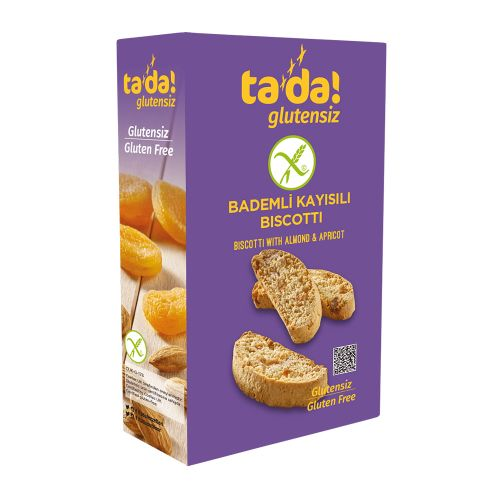 Tada Glutensiz Kayısı Badem Biscotti 110 Gr