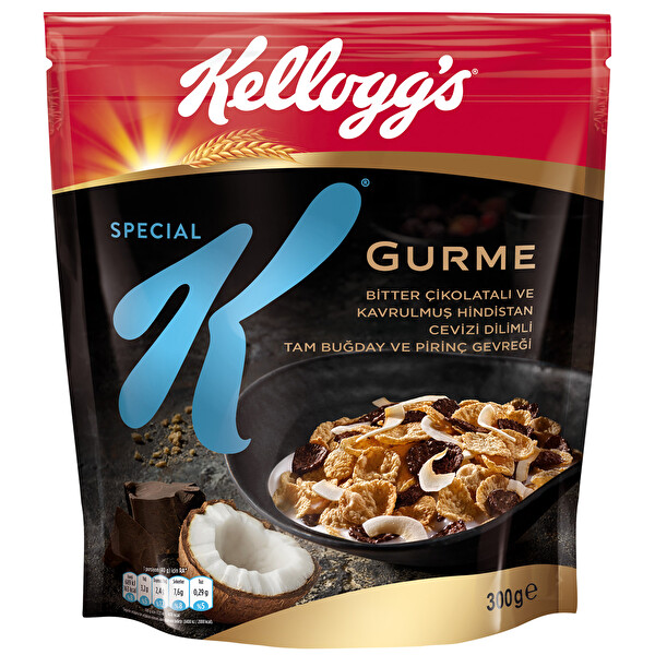 Special K Bitter Çikolatalı Kavrulmuş Hindistan Cevizli 300 Gr