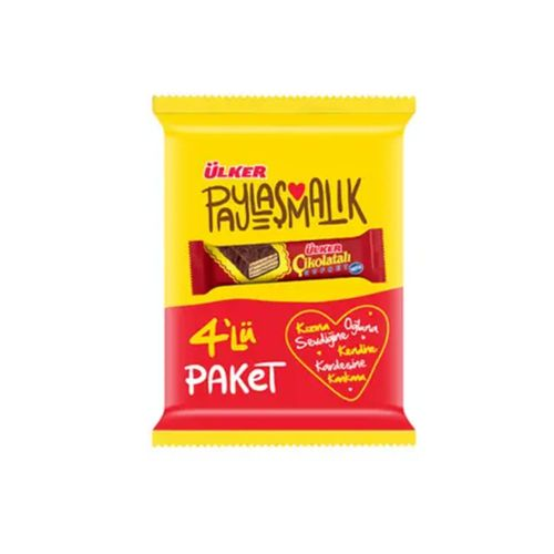 Ülker Çikolatalı Gofret 4'lü 144 Gr