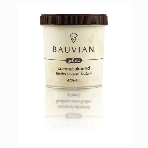 Bauvian Hindistan Cevizli Badem Dondurma 473 Ml
