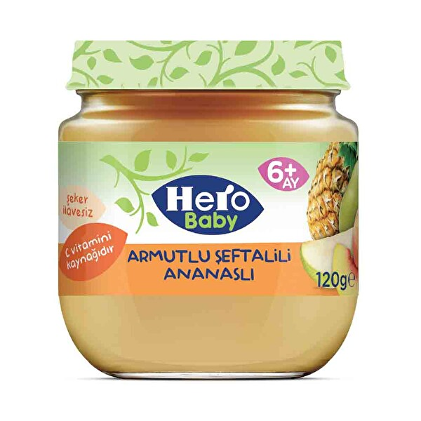 Hero Baby Armut Ananas Şeftali 120 Gr