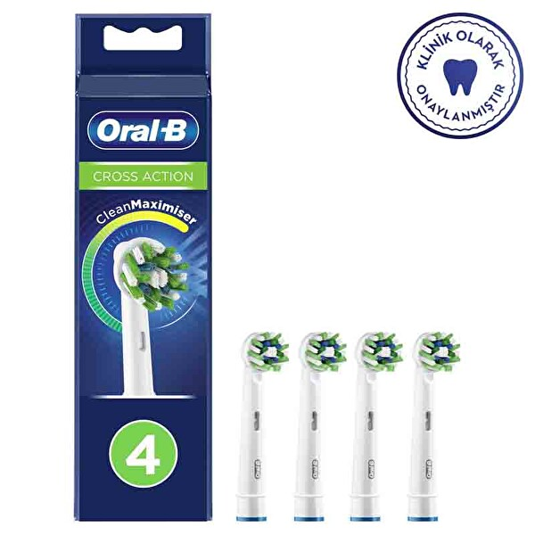 Oral-B Cross Action Diş Fırçası Yedek Başlığı 4 Adet