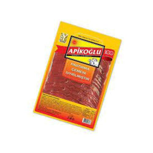 Apikoğlu Çemeni Sıyrılmış Dana Pastırma 90 Gr