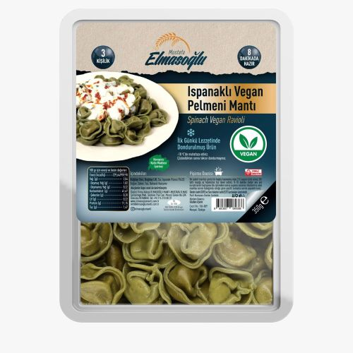 Elmasoğlu Ispanaklı Vegan Pelmeni Mantı 350 Gr