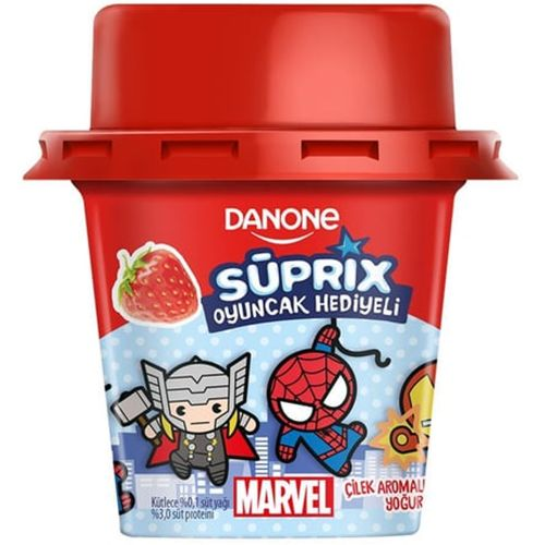 Danone Marvel Çilek Aromalı Yoğurt 90 Gr