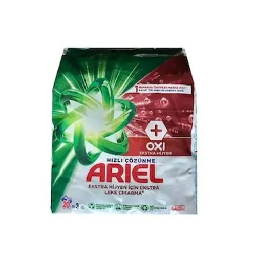 Ariel Oxi Ekstra Hijyen 20 Yıkama Toz Deterjan 3 Kg