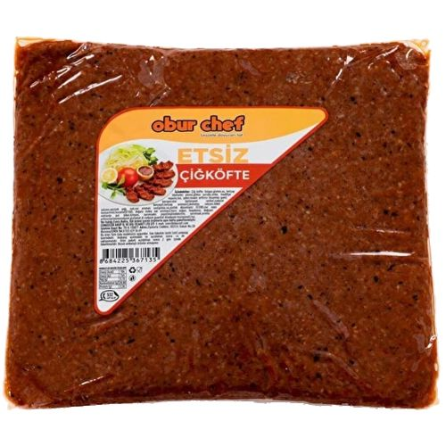 Obur Chef Etsiz Çiğ Köfte 500 Gr