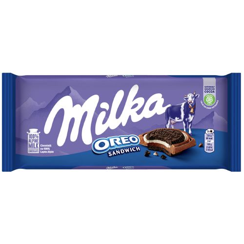 Milka Oreo Sandwich Çilek Aromalı 92 Gr