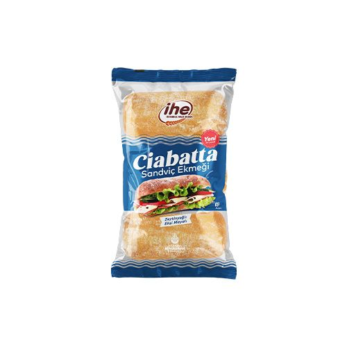 İHE Ciabatta 3'lü Sandviç Ekmeği 240 Gr
