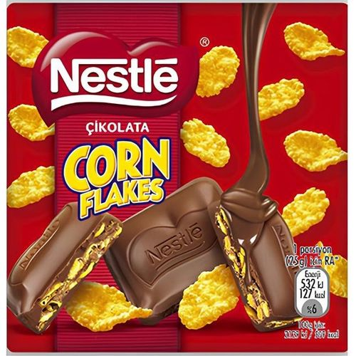 Nestlé Classic Corn Flakes Kare Çikolata 60 Gr