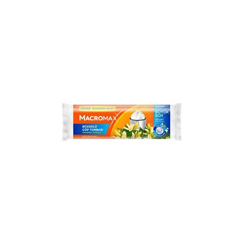 Macromax Hanımeli Kokulu Çöp Torbası Büyük Boy 20 Adet