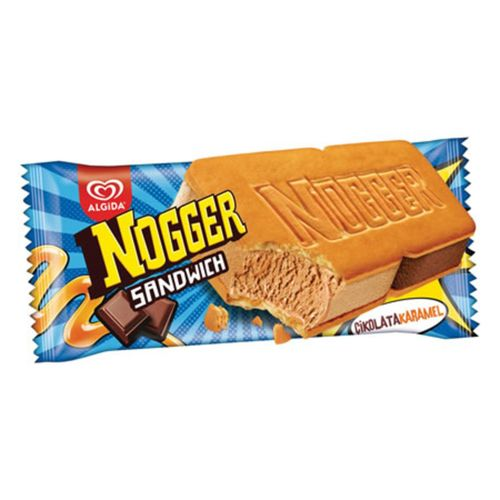 Algida Nogger Sandwich Çikolata Kaymak 145 Ml