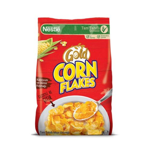 Nestlé Gold Corn Flakes Tam Tahıllı Mısır Gevreği 400 Gr