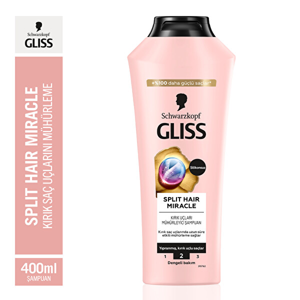 Gliss Split Hair Miracle Şampuan 400 Ml