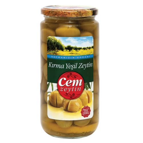 Cem Kırma Yeşil Zeytin 121-140 400 Gr