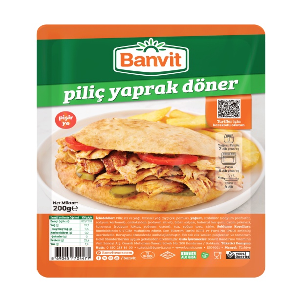 Banvit Piliç Hazır Döner 200 Gr